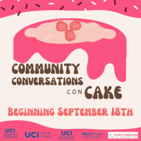 Graphic of a pink cake